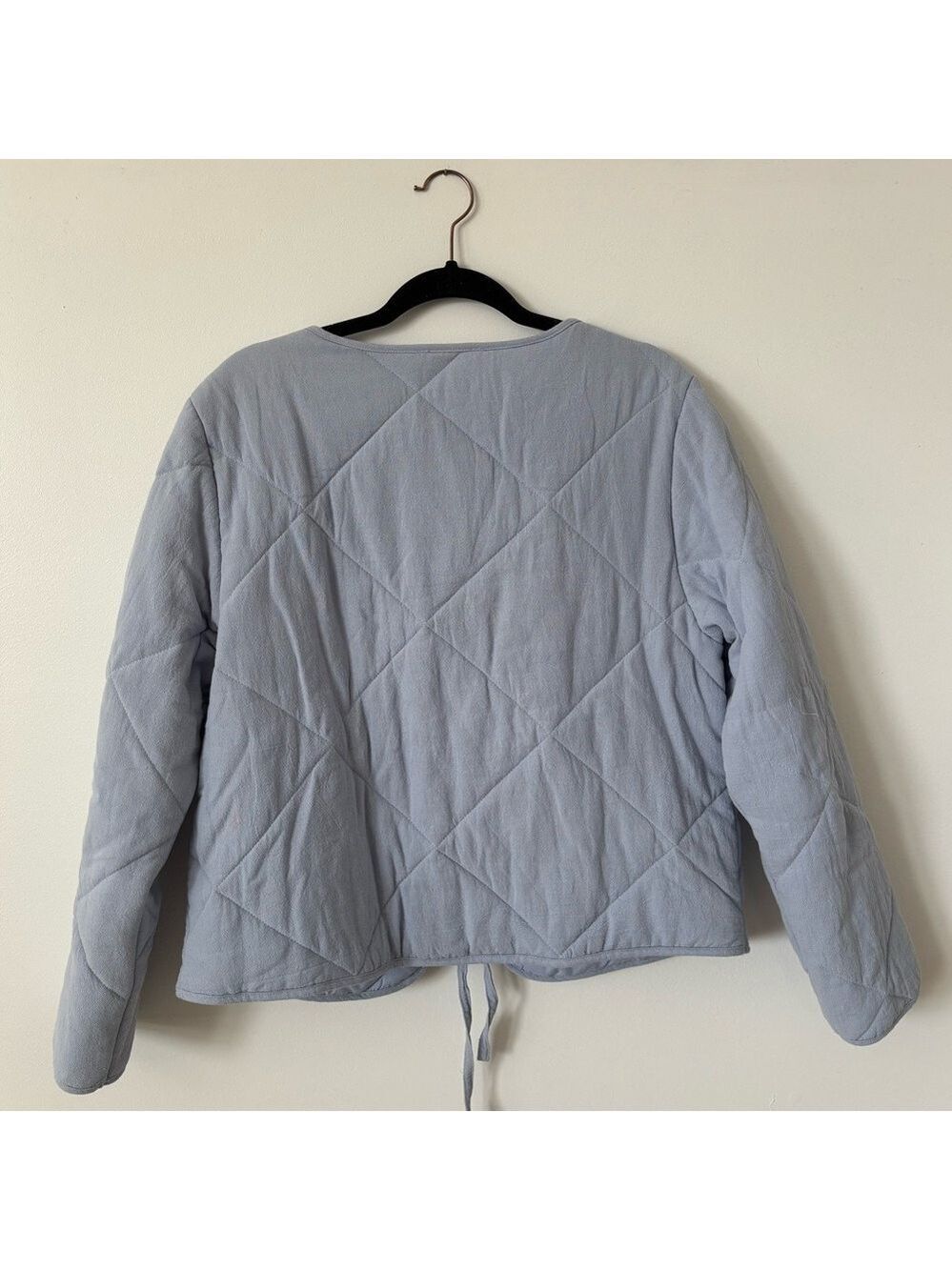 Women’s Baevely Quilted Tie-Front Lightweight Coat - Picture 2 of 3